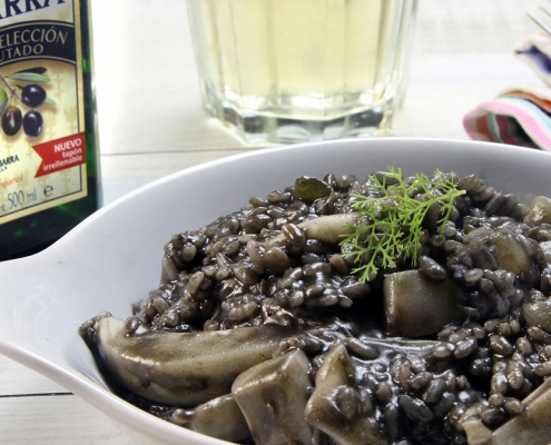 recetas ybarra risotto negro