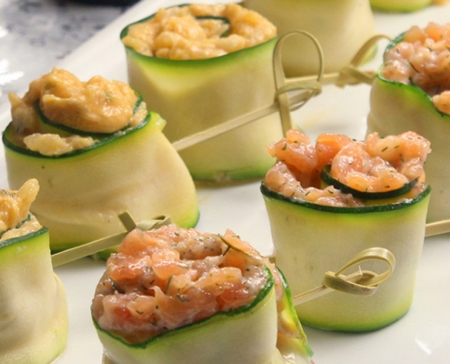 recetas ybarra rollitos de calabacin con salmon