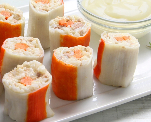 recetas ybarra rollitos de cangrejo con mayonesa