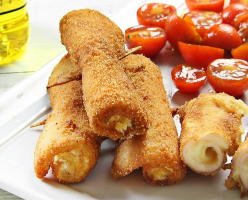 recetas ybarra rollitos de pavo y queso
