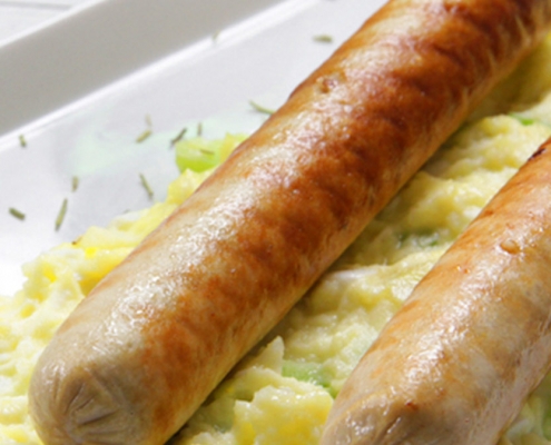 recetas ybarra salchichas alemanas con ensalada de patatas