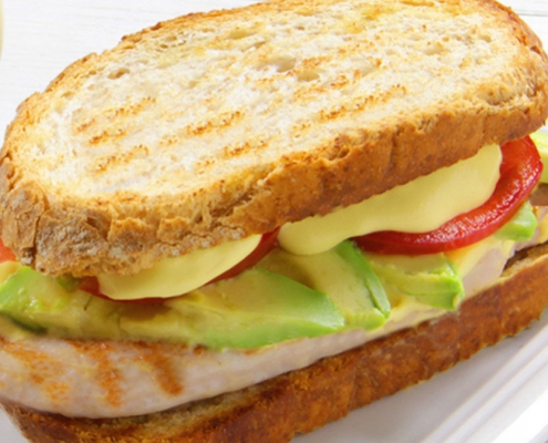recetas ybarra sandwich de pavo y aguacate