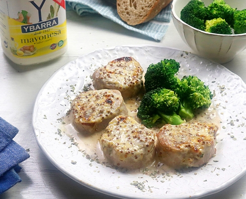 recetas ybarra de solomillo con mayonesa y mostaza
