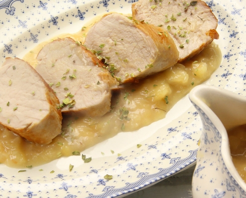 recetas ybarra solomillo con salsa de manzana