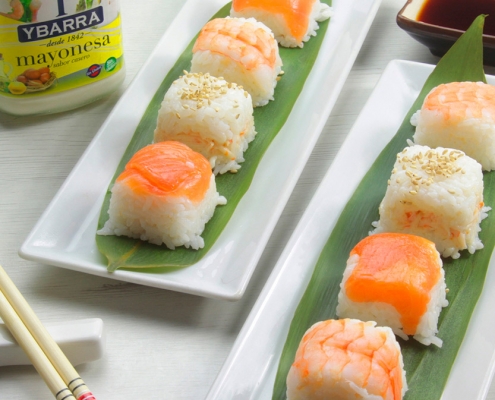 recetas ybarra de shushi con mayonesa