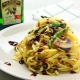 receta ybarra tagliatelle de pasta y verduras con aceite virgen extra y crema de vinagre de modena