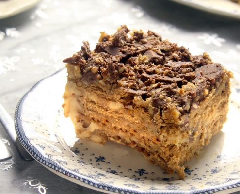recetas ybarra tarta de la abuela de turron y chocolate