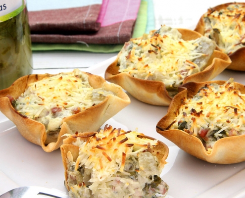 recetas ybarra tartaletas de acelgas