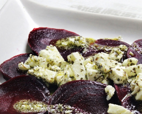 recetas ybarra tartar de remolacha y queso feta