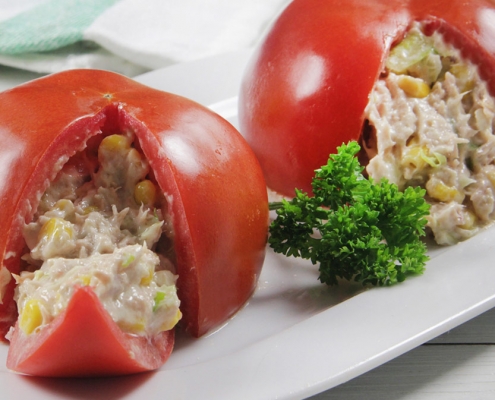 recetas ybarra tomates rellenos de ensalada de atun