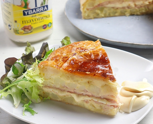 recetas ybarra tortilla de hojaldre y mayonesa