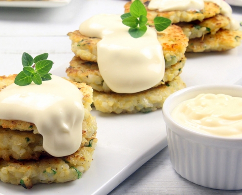 recetas ybarra tortitas de arroz con mayonesa