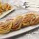 recetas ybarra trenza de navidad con hojaldre y turron