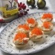 Tartaletas de ensaladilla de marisco