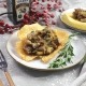 Solomillo al Pedro Ximénez en tejas de queso