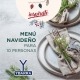 menú navideño