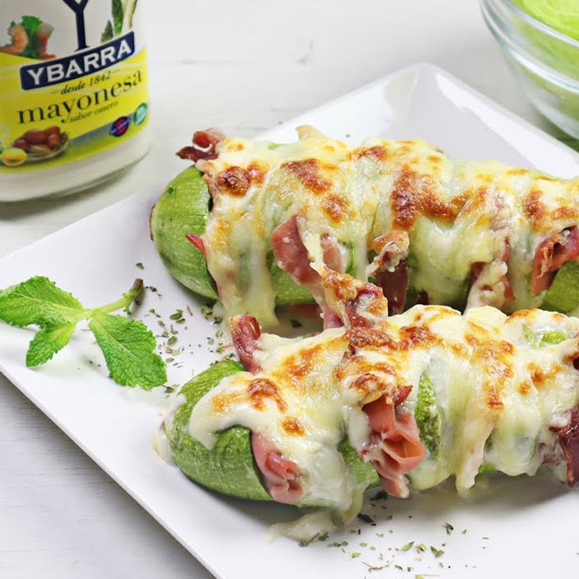 Calabacines Hasselback