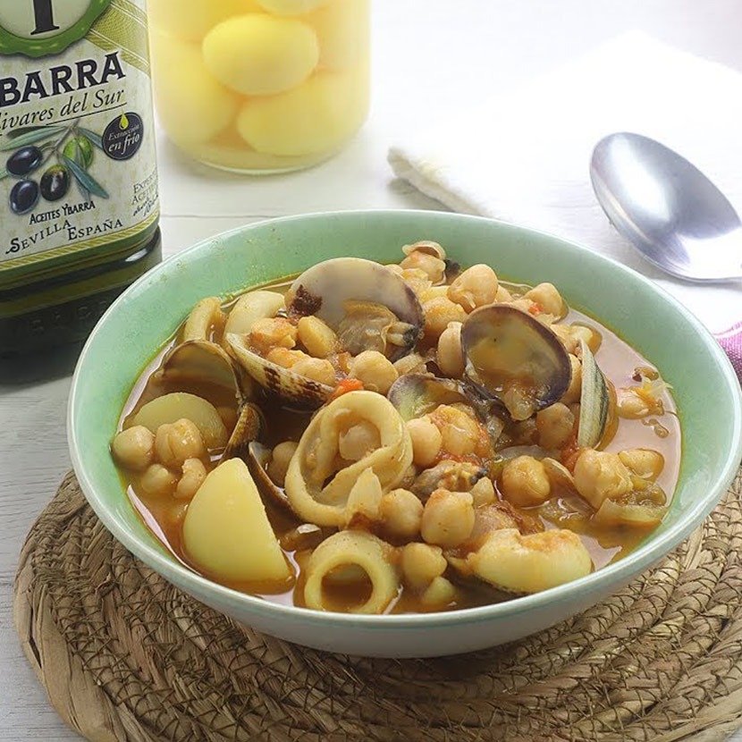 Garbanzos a la marinera