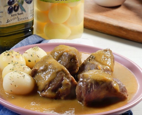 Carrilleras de cerdo en olla rápida