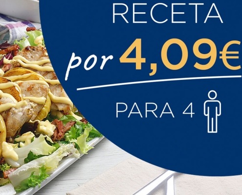ensalada de pollo y manzana