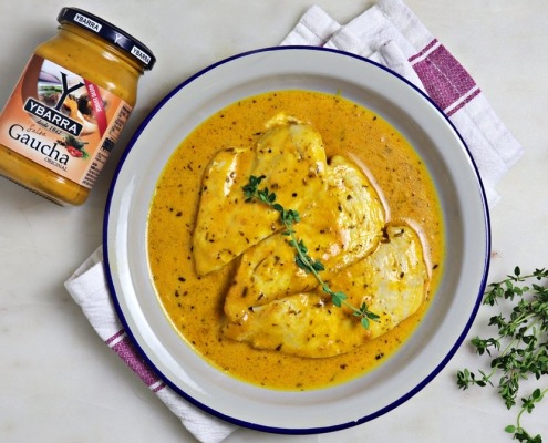 Guiso de pollo a la Gaucha