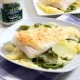 Merluza gratinada con mayonesa