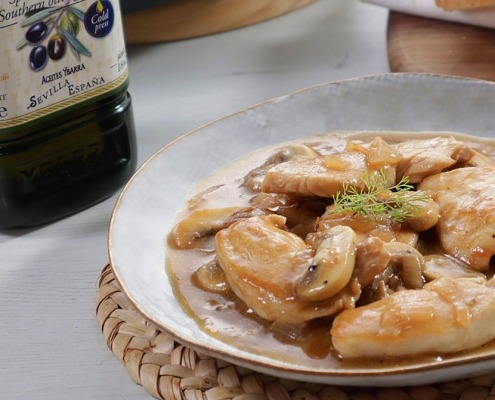 Pechugas de pollo al Pedro Ximénez