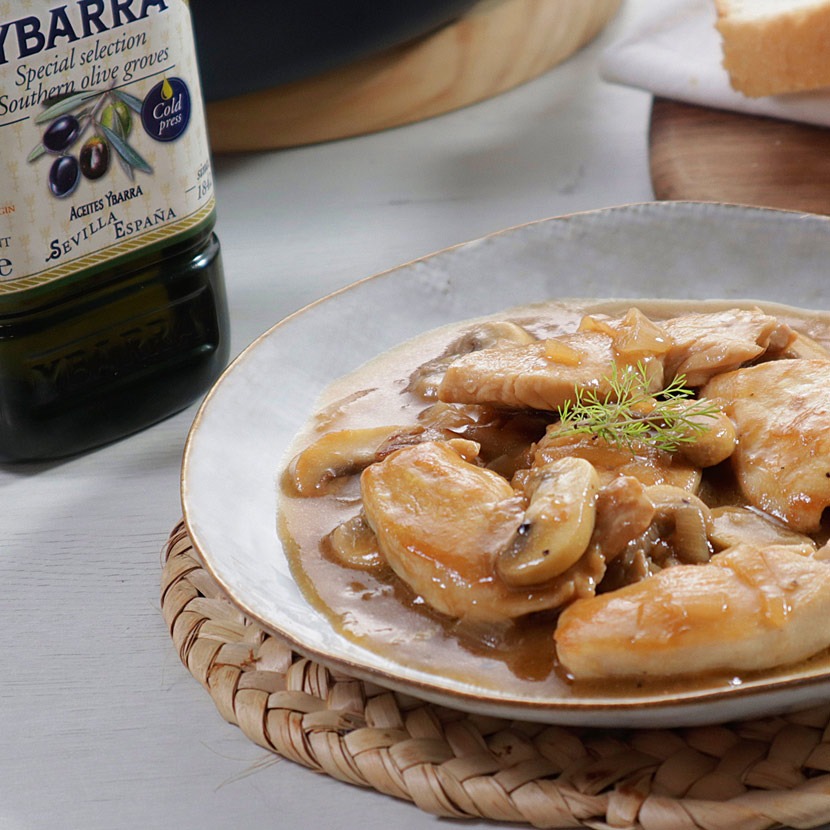 Pechugas de pollo al Pedro Ximénez