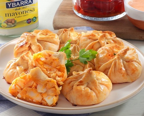 receta de saquitos de bacalao y mayonoesa