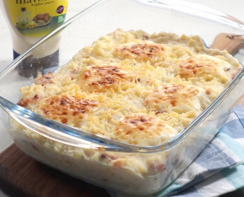 Coliflor gratinada