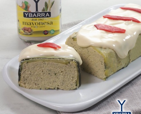 Pastel de calabacín y atún