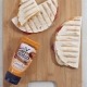 Wrap de lomo, pimientos, queso y salsa Gaucha