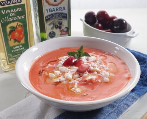 Gazpacho de cerezas