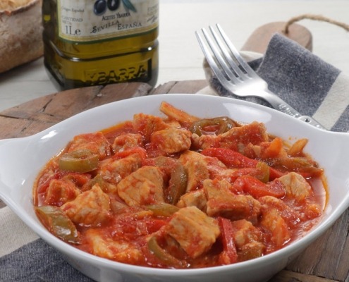 Lomo de cerdo a la riojana