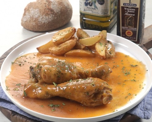 Jamoncitos de pollo al Vinagre de Jerez Reserva