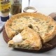 Quiche de menestra de verduras con queso azul